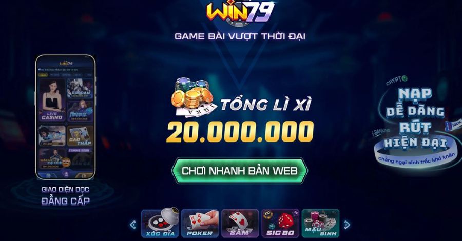 Win79 đứng top đầu thị trường giải trí trực tuyến khu vực Châu Á